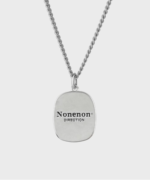 NONENON(ノンノン)の「【NONENON】OVAL+RECTANGLE NEC / ノンノン オーバル レクタングル ネックレス(ネックレス・メンズ・シルバー・SMALL/MEDIUM/LARGE)」の6枚目の写真