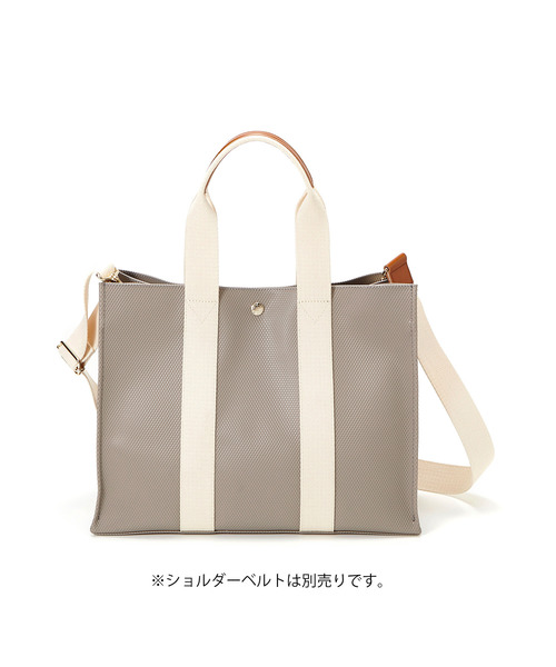 Breath TOPKAPI（ブレストプカピ）の「オリジナルPVC A4 トートバッグ RHOMBUS ランバス（トートバッグ・レディース・グレー/クリーム/ホワイト/ベージュ・FREE）」の19枚目の写真