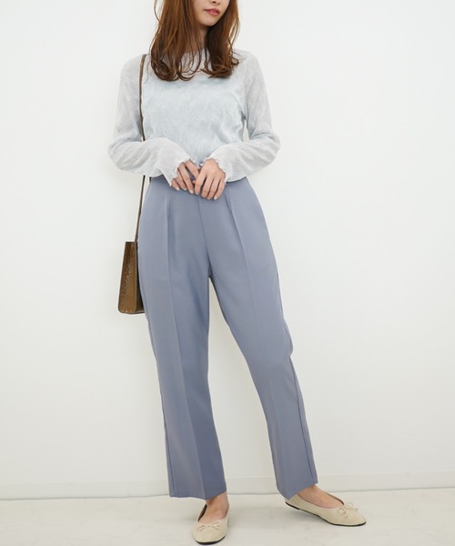 archives（アルシーヴ）の「キャミインナー付きシアーラメ長袖プルオーバー（Tシャツ/カットソー・レディース・グレー/シルバーグレー/ベージュ/ブラック・MEDIUM）」の12枚目の写真