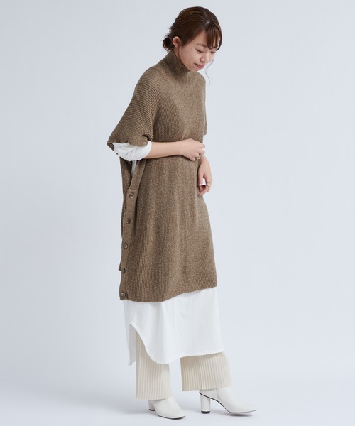 DouDou（ドゥドゥ）の「【新色追加】セットアップニットパンツ（その他パンツ・レディース・オフホワイト/チャコールグレー/グリーン/グレイッシュベージュ/ベージュ・FREE）」の12枚目の写真