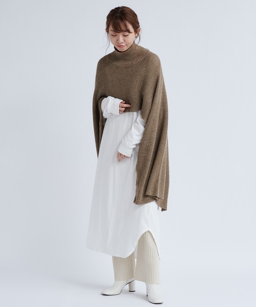 DouDou（ドゥドゥ）の「【新色追加】セットアップニットパンツ（その他パンツ・レディース・オフホワイト/チャコールグレー/グリーン/グレイッシュベージュ/ベージュ・FREE）」の13枚目の写真