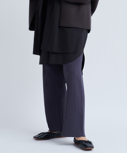 DouDou（ドゥドゥ）の「【新色追加】セットアップニットパンツ（その他パンツ・レディース・オフホワイト/チャコールグレー/グリーン/グレイッシュベージュ/ベージュ・FREE）」の20枚目の写真