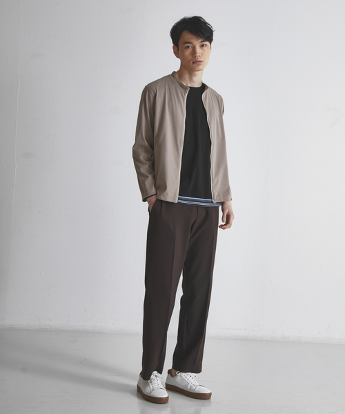 ABAHOUSE（アバハウス）の「スリムストレート ツイルパンツ（その他パンツ・メンズ・ブラック/ブラウン/グレイッシュベージュ・44/46/48/50）」の22枚目の写真