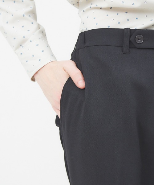 ABAHOUSE（アバハウス）の「スリムストレート ツイルパンツ（その他パンツ・メンズ・ブラック/ブラウン/グレイッシュベージュ・44/46/48/50）」の8枚目の写真