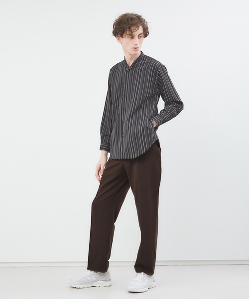 ABAHOUSE（アバハウス）の「スリムストレート ツイルパンツ（その他パンツ・メンズ・ブラック/ブラウン/グレイッシュベージュ・44/46/48/50）」の17枚目の写真