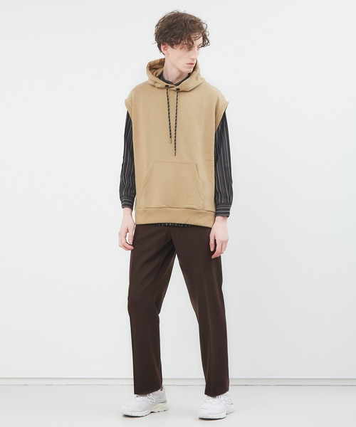 ABAHOUSE（アバハウス）の「スリムストレート ツイルパンツ（その他パンツ・メンズ・ブラック/ブラウン/グレイッシュベージュ・44/46/48/50）」の18枚目の写真