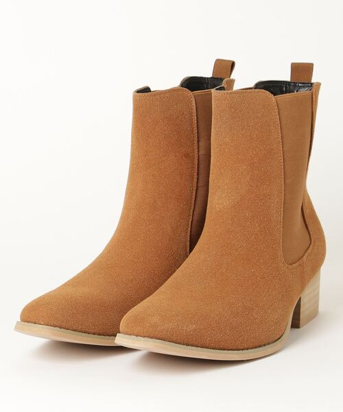 【セール】LOVEHUNTER ＰＵレザーハイヒールサイドゴアブーツ（ブーツ）｜LOVEHUNTER（ラブハンター）