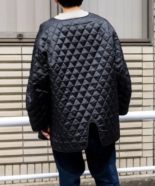 HALB（ハルプ）の「【HALB】ビッグシルエット レイヤードモッズコート / 2WAY（モッズコート・メンズ・ブラック/カーキ・MEDIUM/LARGE）」の16枚目の写真