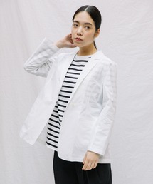 Liyoca（リヨカ）の「【Liyoca】タイプライターワッシャージャケット（テーラードジャケット）」