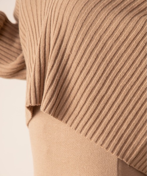 Mysa&Liina（ミーサリーナ）の「セットアップニットワンピース（ワンピース・レディース・ベージュ/オフホワイト/ラベンダー/キャメル・M）」の15枚目の写真