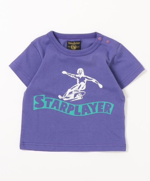 Life Support Products（ライフサポートプロダクツ）の「空紡糸プリントTシャツ（80～150cm）（Tシャツ/カットソー・キッズ・ホワイト/パープル/オフホワイト/イエロー/チャコール・90/100/110/120/80/130/95/140/150）」の16枚目の写真