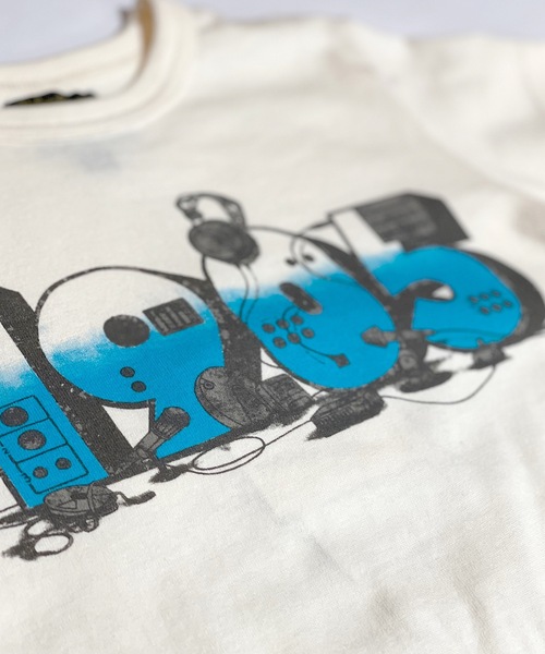 Life Support Products（ライフサポートプロダクツ）の「空紡糸プリントTシャツ（80～150cm）（Tシャツ/カットソー・キッズ・ホワイト/パープル/オフホワイト/イエロー/チャコール・90/100/110/120/80/130/95/140/150）」の7枚目の写真