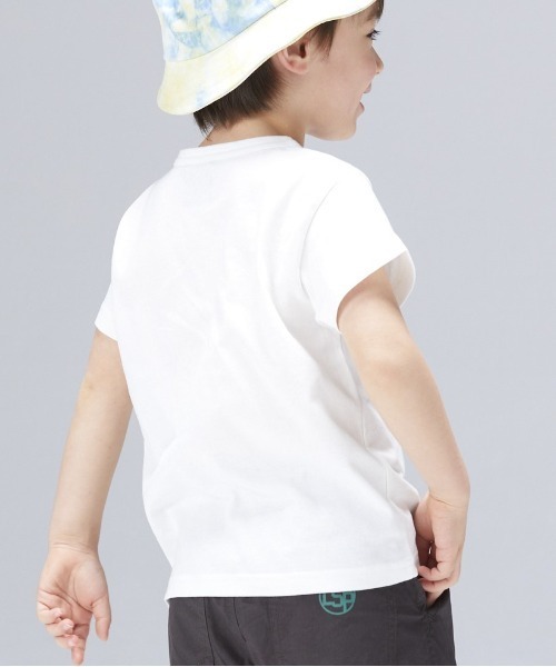 Life Support Products（ライフサポートプロダクツ）の「空紡糸プリントTシャツ（80～150cm）（Tシャツ/カットソー・キッズ・ホワイト/パープル/オフホワイト/イエロー/チャコール・90/100/110/120/80/130/95/140/150）」の12枚目の写真