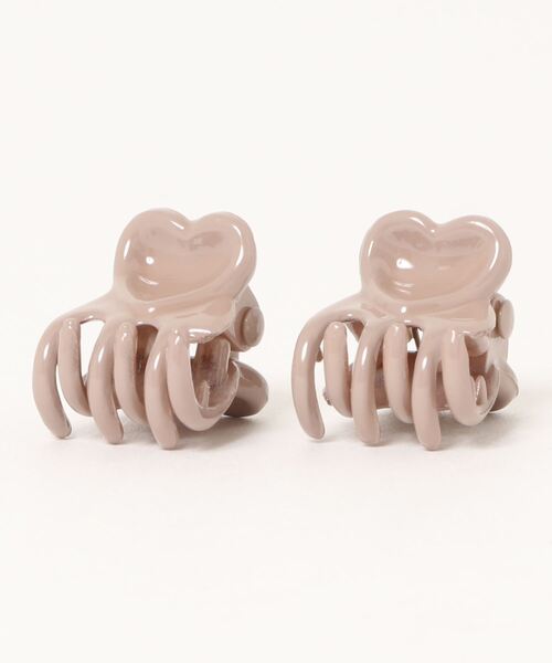 JUMELLE（ジュメロ）の「カラーミニクリップ（バレッタ/ヘアクリップ・レディース・ベージュ/ピンク・FREE）」の3枚目の写真