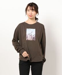 earth music&ecology | 長袖フォトプルオーバー ＊(Tシャツ/カットソー)