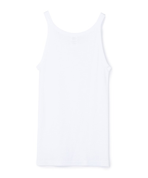 gicipi（ジチピ）の「GICIPI / コットンタンクトップ（タンクトップ・メンズ・ホワイト・LARGE/MEDIUM/SMALL）」の2枚目の写真