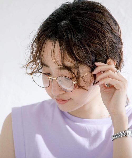 coen（コーエン）の「クモラナイファッショングラス（メガネ・レディース・ブラウン/その他1/その他2・FREE）」の14枚目の写真