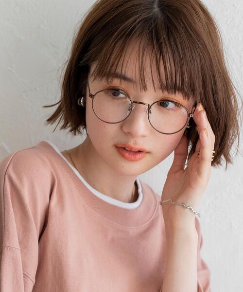 coen（コーエン）の「クモラナイファッショングラス（メガネ・レディース・ブラウン/その他1/その他2・FREE）」の12枚目の写真