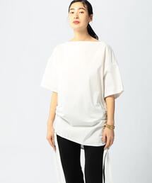 EDITION | 【WEB限定】ORGANIC TYPEWRITER サイドギャザープルオーバー(シャツ/ブラウス)