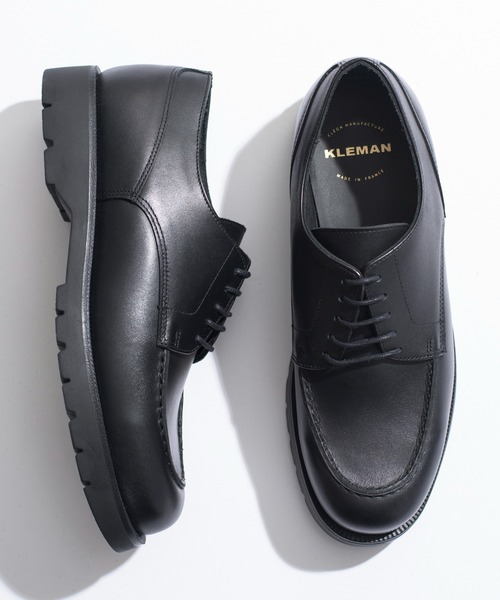 And A(アンドエー)の「KLEMAN クレマン / FRODAN(FRODA) フローダ Uチップレザーブーツ / #FRODAN(FRODA)(ドレスシューズ・メンズ・ブラック・40/41/42/43)」の5枚目の写真