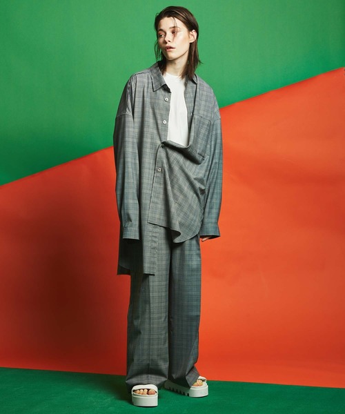 MAISON SPECIAL（メゾンスペシャル）の「【ZOZOTOWN限定】《ユニセックスアイテム》マーセライズスムースTシャツ【MAISON SPECIAL/メゾンスペシャル】（Tシャツ/カットソー・メンズ・オフホワイト/ライトグリーン/パープル・0/1/2）」の6枚目の写真