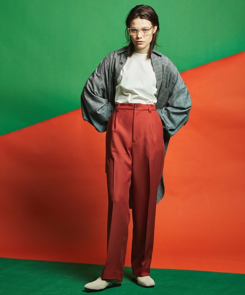 MAISON SPECIAL（メゾンスペシャル）の「【ZOZOTOWN限定】《ユニセックスアイテム》マーセライズスムースTシャツ【MAISON SPECIAL/メゾンスペシャル】（Tシャツ/カットソー・メンズ・オフホワイト/ライトグリーン/パープル・0/1/2）」の7枚目の写真