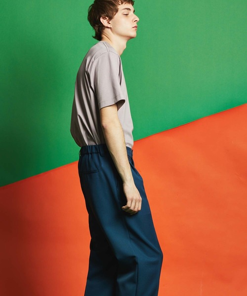 MAISON SPECIAL（メゾンスペシャル）の「【ZOZOTOWN限定】《ユニセックスアイテム》マーセライズスムースTシャツ【MAISON SPECIAL/メゾンスペシャル】（Tシャツ/カットソー・メンズ・オフホワイト/ライトグリーン/パープル・0/1/2）」の11枚目の写真