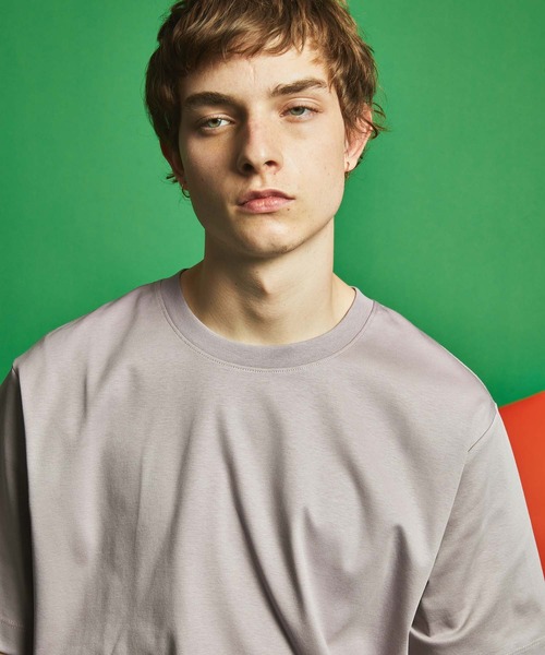 MAISON SPECIAL（メゾンスペシャル）の「【ZOZOTOWN限定】《ユニセックスアイテム》マーセライズスムースTシャツ【MAISON SPECIAL/メゾンスペシャル】（Tシャツ/カットソー・メンズ・オフホワイト/ライトグリーン/パープル・0/1/2）」の13枚目の写真