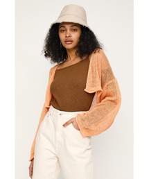 SLY | MESH YARN CROP C/D/メッシュヤーンカーディガン(カーディガン/ボレロ)