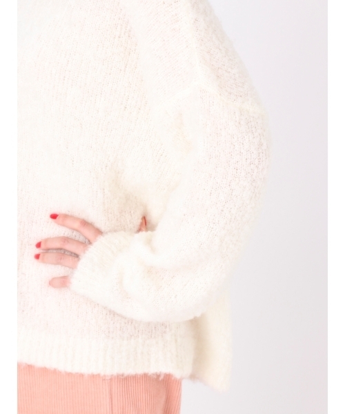 Ungrid（アングリッド）の「Vネックニット（ニット/セーター・レディース・ベージュ・FREE）」の19枚目の写真