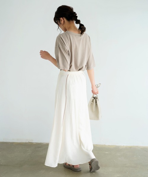 Chiaro（キアロ）の「楊柳マーメイドスカート（スカート・レディース・オリーブ/アイボリー/ベージュ・FREE）」の11枚目の写真