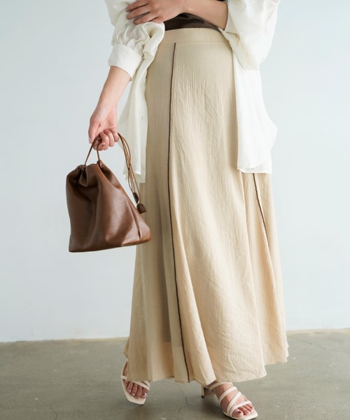 Chiaro（キアロ）の「楊柳マーメイドスカート（スカート・レディース・オリーブ/アイボリー/ベージュ・FREE）」の20枚目の写真