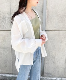 PAGEBOY | シアーBIGシャツロングスリーブ(シャツ/ブラウス)