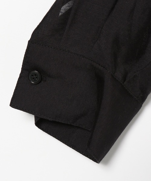 PAGEBOY（ページボーイ）の「シアーBIGシャツロングスリーブ（シャツ/ブラウス・レディース・オフホワイト/ブラック/オリーブ/グレイッシュベージュ・FREE）」の7枚目の写真