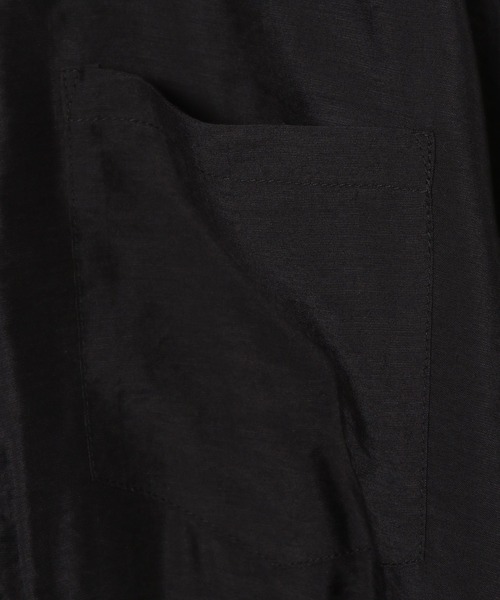 PAGEBOY（ページボーイ）の「シアーBIGシャツロングスリーブ（シャツ/ブラウス・レディース・オフホワイト/ブラック/オリーブ/グレイッシュベージュ・FREE）」の9枚目の写真