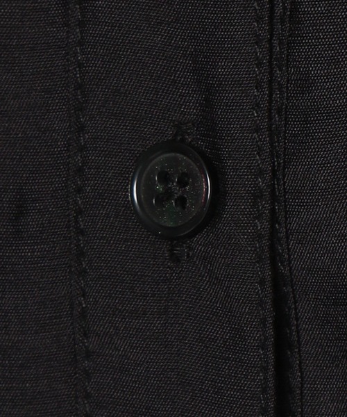 PAGEBOY（ページボーイ）の「シアーBIGシャツロングスリーブ（シャツ/ブラウス・レディース・オフホワイト/ブラック/オリーブ/グレイッシュベージュ・FREE）」の10枚目の写真