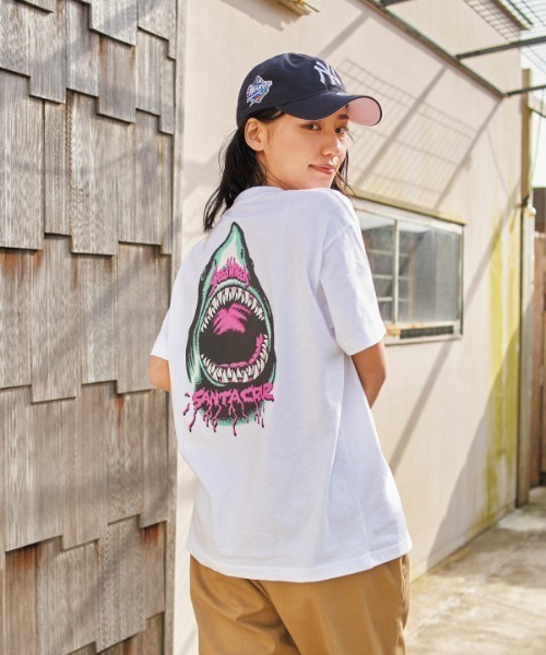 セール ムラサキスポーツ別注 Santacruz サンタクルーズ ビッグシルエット ロゴtシャツ Tシャツ カットソー Santa Cruz サンタクルーズ のファッション通販 Zozotown