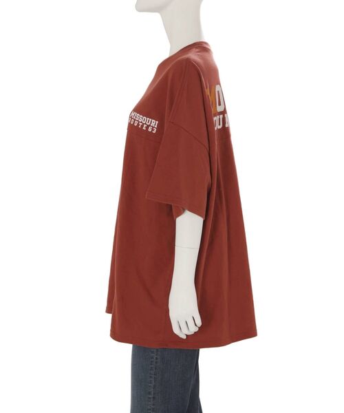 Ungrid(アングリッド)の「バックロゴルーズTee(Tシャツ/カットソー・レディース・チャコールグレー/レッド/オフホワイト・FREE)」の13枚目の写真