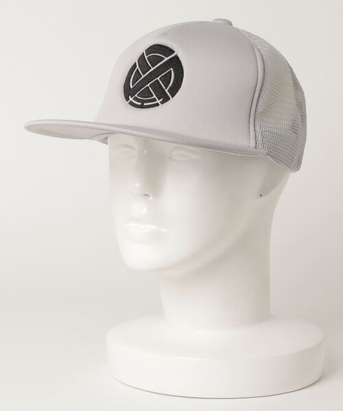 BOUNTY HUNTER（バウンティーハンター）の「BxH NEW MOBIUS LOGO Mesh Cap（キャップ・メンズ・ブラック/グレー/ブラック×ホワイト・FREE）」の3枚目の写真