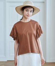 ANAYI モクロディ 刺繍 ソデフリル プルオーバー 38 黒 ANAYI モクロディ 刺繍 ソデフリル プルオーバー 38 黒 - メルカリ