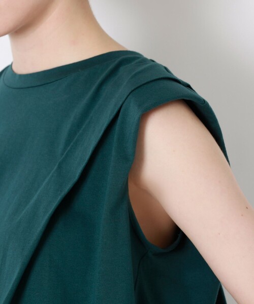 LOVELESS（ラブレス）の「カットコンビジャンプスーツ（つなぎ/オールインワン・レディース・ブラック/グリーン系その他3/グリーン系その他7・36）」の11枚目の写真