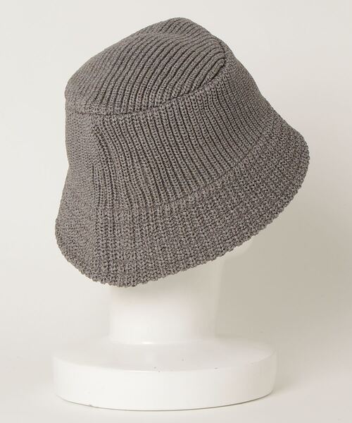 RACAL（ラカル）の「Paper Blend Knit Bucket Hat / ペーパーブレンドニットバケットハット（ニットキャップ/ビーニー・メンズ・オフホワイト/ブラック/ラベンダー/グレー/ベージュ・FREE）」の8枚目の写真