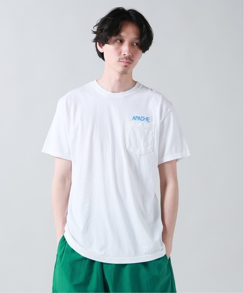 JOURNAL STANDARD（ジャーナルスタンダード）の「【APACHE×SALSA KNIT】BLUEバンダナ Tシャツ（Tシャツ/カットソー・メンズ・ホワイト/ブラック系その他・LARGE/X-LARGE）」の5枚目の写真