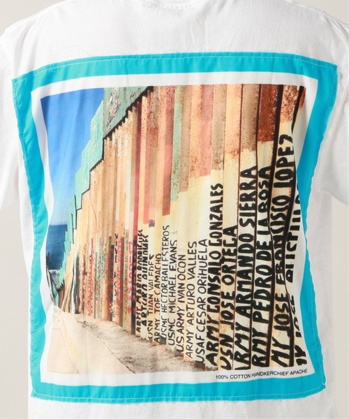 JOURNAL STANDARD（ジャーナルスタンダード）の「【APACHE×SALSA KNIT】BLUEバンダナ Tシャツ（Tシャツ/カットソー・メンズ・ホワイト/ブラック系その他・LARGE/X-LARGE）」の17枚目の写真