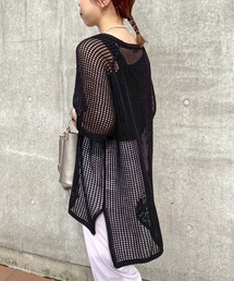 CAPRICIEUX LE'MAGE | コットンメッシュプルオーバー(ニット/セーター)