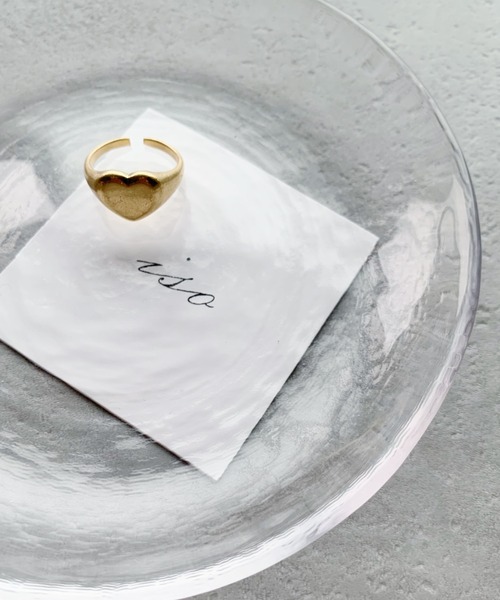 iso（イソ）の「マットメタルハートリング（リング・レディース・シルバー/ゴールド・FREE）」の11枚目の写真