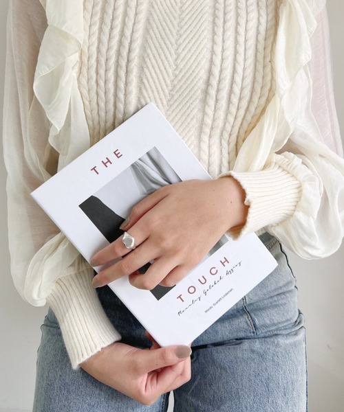 iso（イソ）の「マットメタルハートリング（リング・レディース・シルバー/ゴールド・FREE）」の20枚目の写真