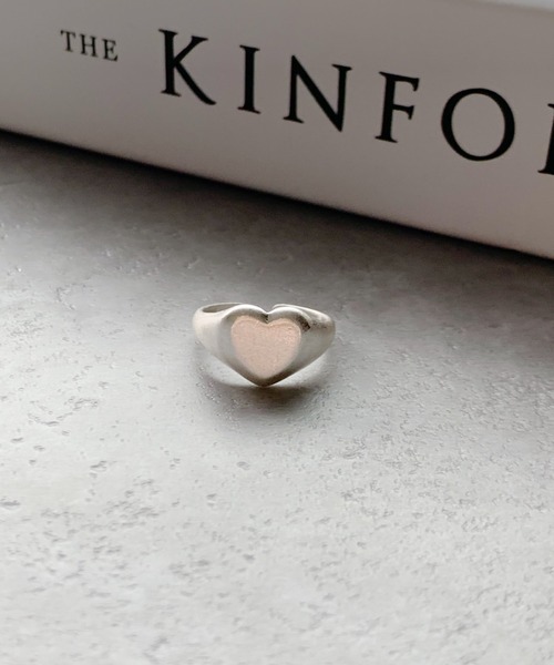 iso（イソ）の「マットメタルハートリング（リング・レディース・シルバー/ゴールド・FREE）」の16枚目の写真