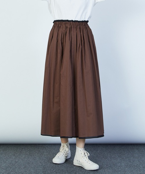 ロワズィール LOISIR イージーギャザースカート ロングスカート ロワズィール LOISIR イージーギャザースカート ロングスカート