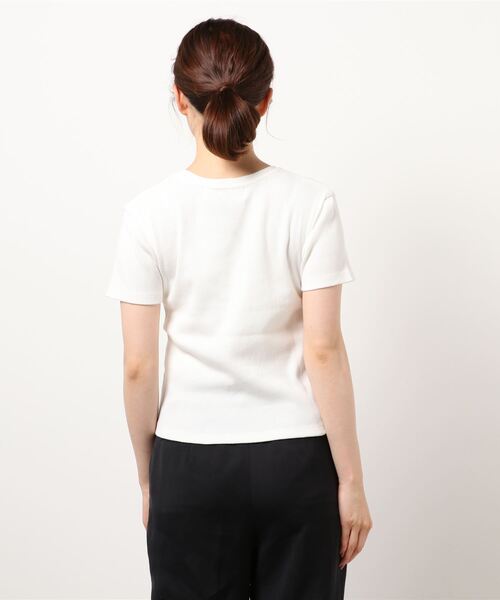 Oriens JOURNAL STANDARD(オリエンス ジャーナルスタンダード)の「ミニリブTシャツ(Tシャツ/カットソー・レディース・グリーン系その他/ホワイト/ネイビー/パープル系その他/イエロー系その他・FREE)」の21枚目の写真